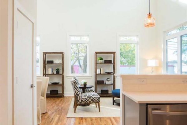 Kitchen living room view