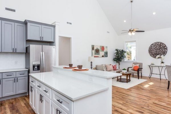 Kitchen living room view